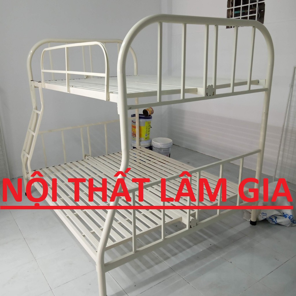 GIƯỜNG SẮT 2 TẦNG GIÁ RẺ 1M2X1M6