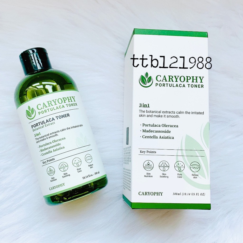 Nước Cân Bằng Làm Dịu Da Caryophy Portulaca Toner - 300ml