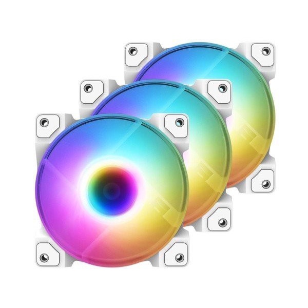 BỘ 3 FAN CASE LED ARGB ASUS TUF TF120 - ID-COOLING DF-12025 black vs white hàng chính hãng bảo hành 24 tháng