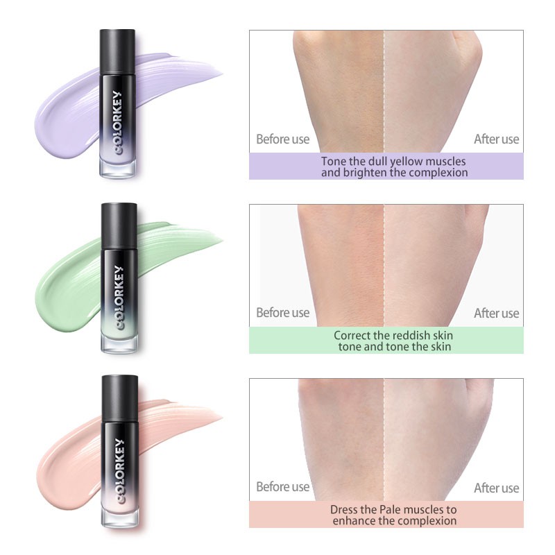 Kem lót trang điểm dưỡng ẩm che mờ lỗ chân lông làm sáng da COLORKEY 30ml | BigBuy360 - bigbuy360.vn