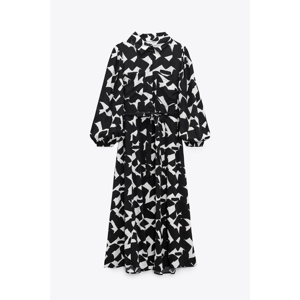 Zara Đầm In Họa Tiết Thời Trang Mùa Hè Cho Nữ 5216255