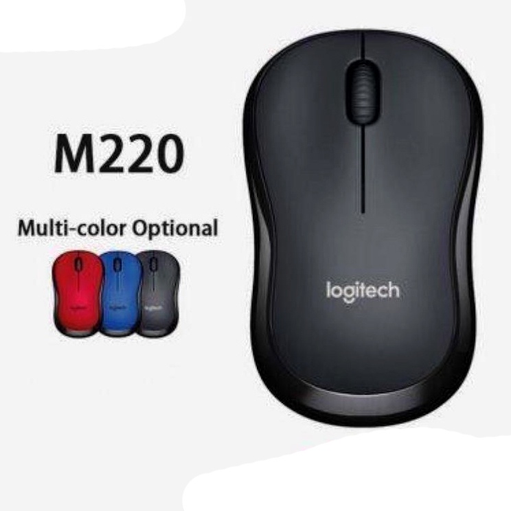 Chuột Máy Tính Không Dây Logitech M220 Silent Nhỏ Gọn Thiết Kế Trẻ Trung Không Gây Tiếng Ồn