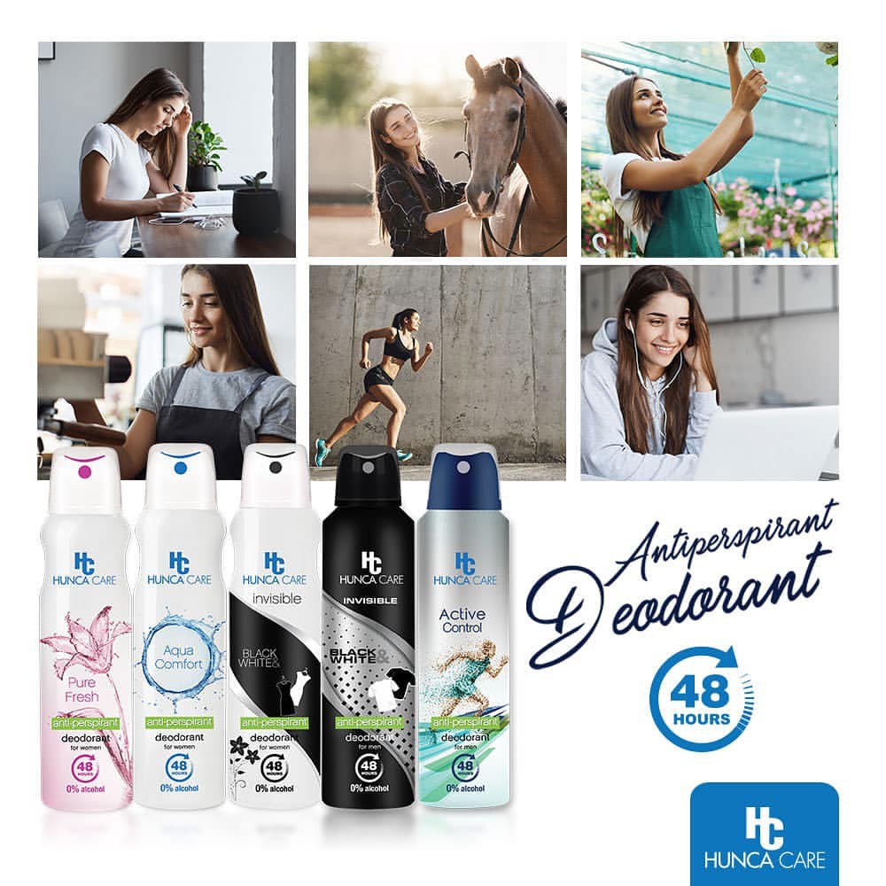 Xịt Khử Mùi Nam HUNCA Giảm Thâm, Hương Nước Hoa Nam Tính, Khử Mùi 48h, Ngăn Vệt Ố Vàng, Không Cồn (150ml) | BigBuy360 - bigbuy360.vn