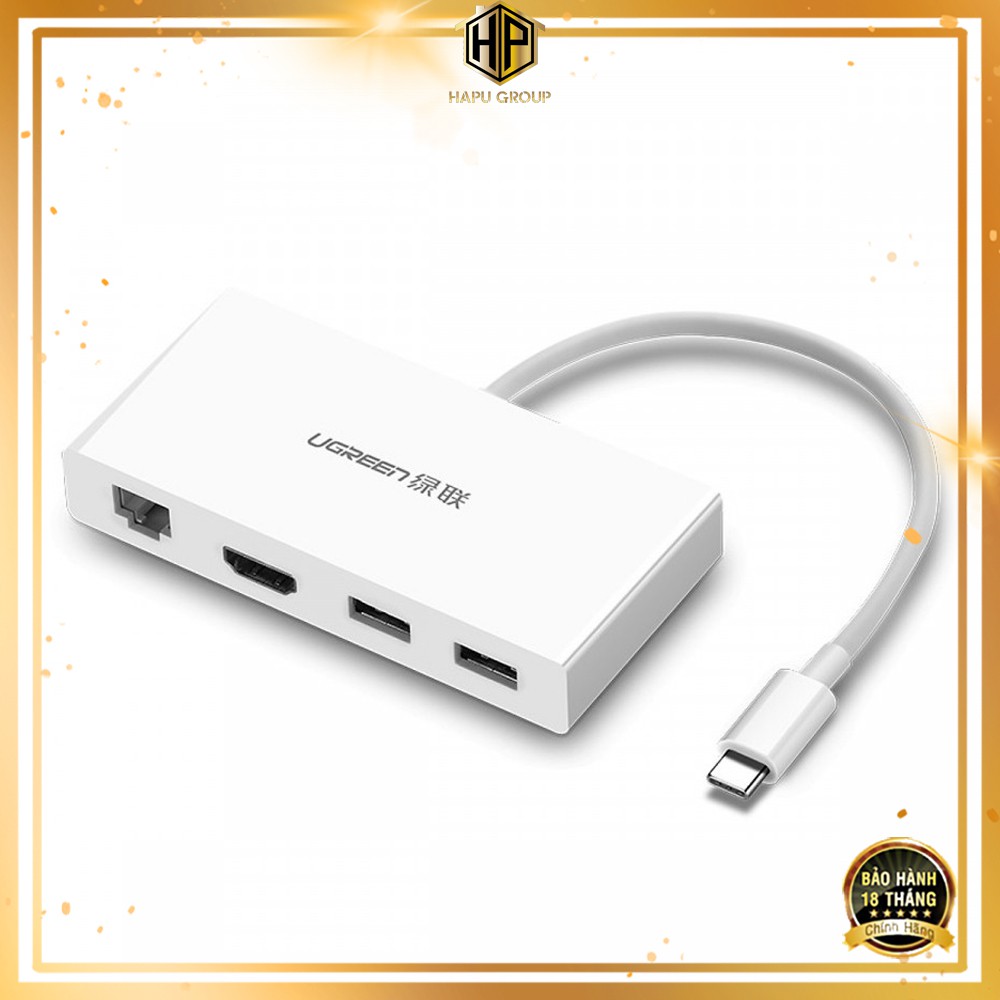 Cáp USB Type C to USB 3.0 chia 4 cổng Ugreen 40379 chính hãng - Hapugroup