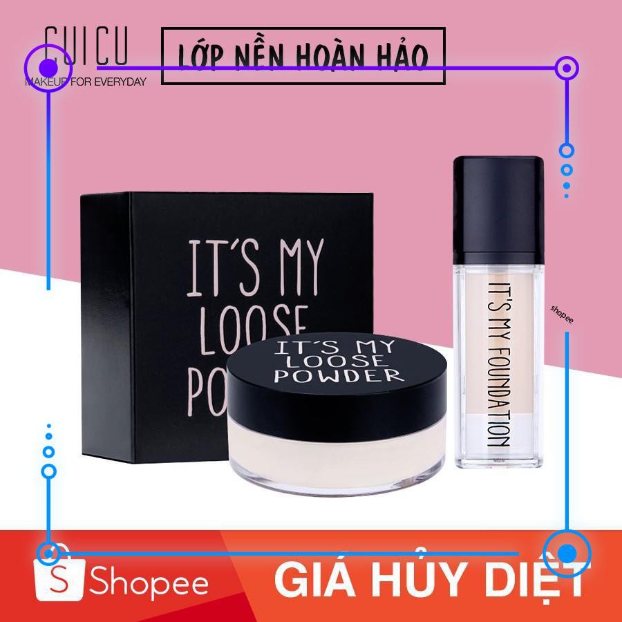 [COMBO HỦY DIỆT] Kem Nền Che Khuyết Điểm & Phấn Phủ Kiềm Dầu | BigBuy360 - bigbuy360.vn