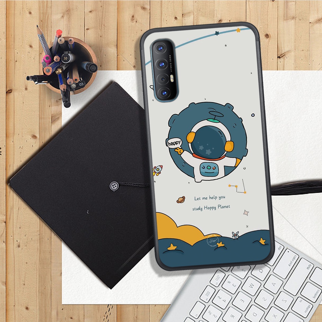 ỐP LƯNG OPPO A91/RENO 3/RENO 3 PRO/RENO 4/RENO 4 PRO/RENO 5  , IN HINH CHIBI PHI HÀNH GIA ĐÁNG YÊU, SIÊU CUTE.