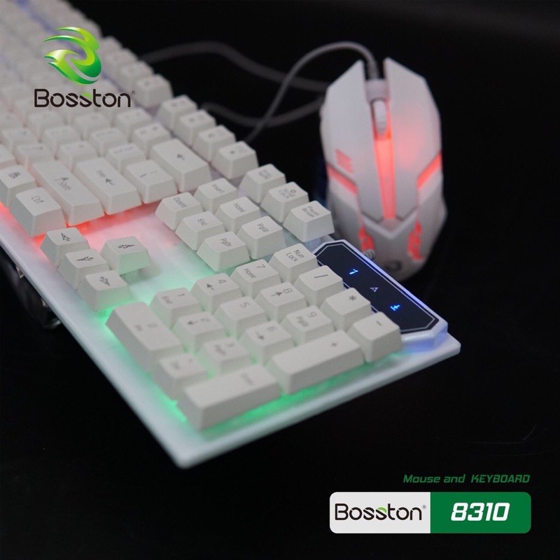 Combo bàn phím + chuột có dây BOSSTON 8310 chuyện game chính hãng | BigBuy360 - bigbuy360.vn