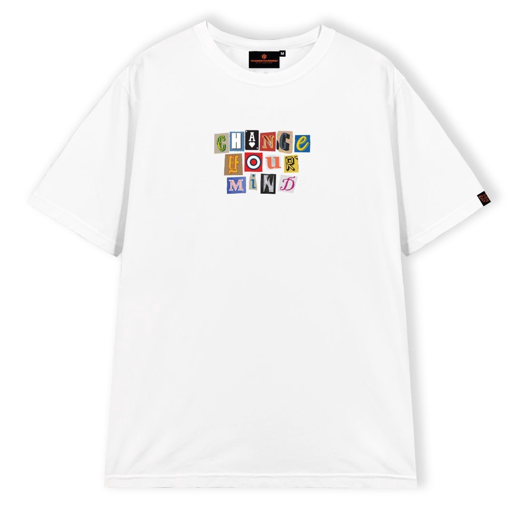 Áo thun PUNK Change Your Mind - Form rộng 2 màu Đen/Trắng