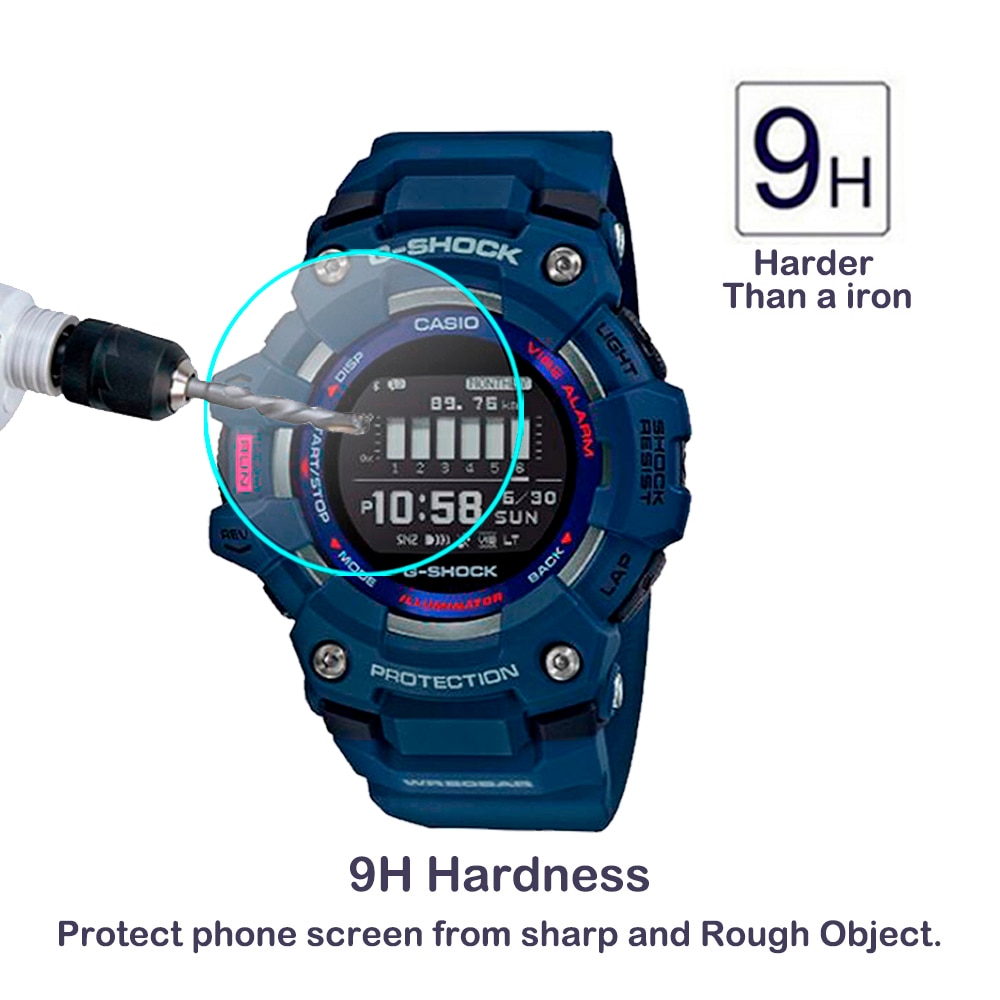 CASIO Set 5 Kính Cường Lực Bảo Vệ Màn Hình Chống Trầy Cho Đồng Hồ Thể Thao Casio Wsd-F10 2.5d 9h 0.3mm