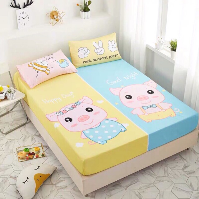 SET GA -GỐI 100% cotton ( set 3 món)