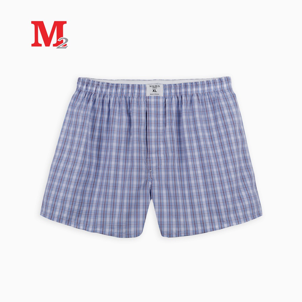 Quần đùi nam mặc nhà Walrus Thời Trang M2 M0200183 quần short mùa hè cotton ống rộng chất mát đi biển