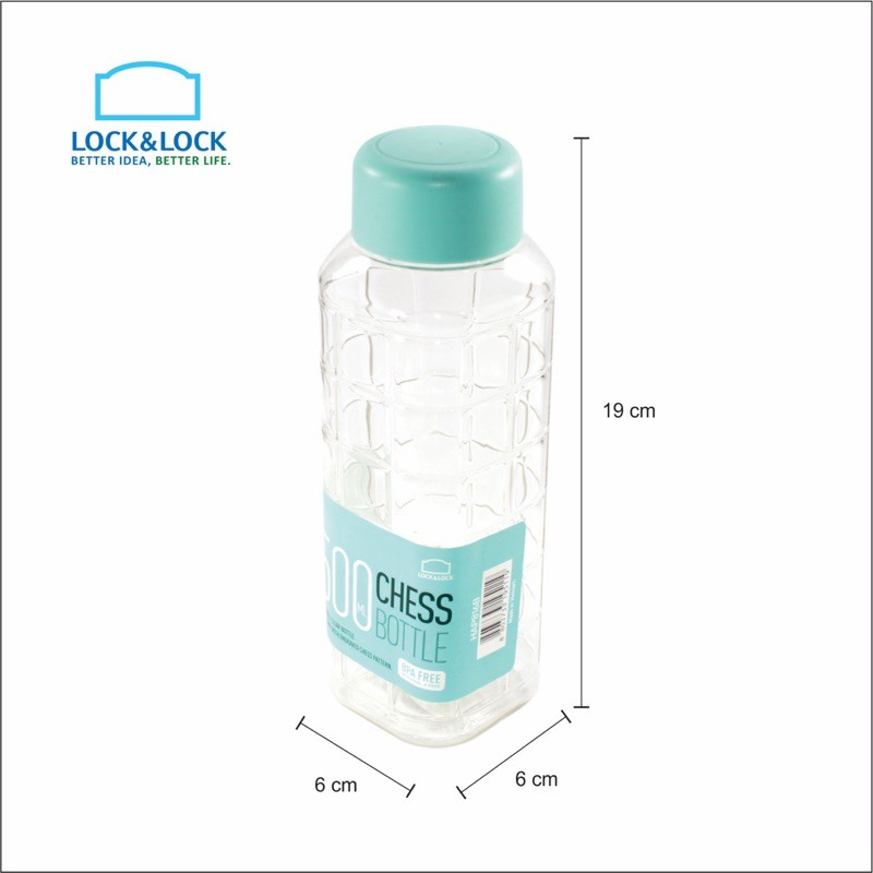 [LOCK&amp;LOCK]BÌNH ĐỰNG NƯỚC CHESS BOTTLE CHẤT LIỆU PET BPA FREE-HAP816