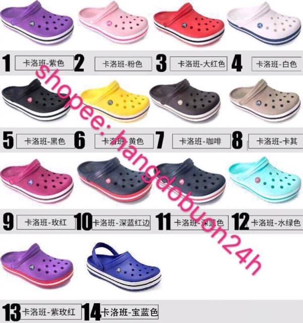 Sticker/jibbitz gắn dép sục (có bán sục cross người lớn và trẻ em)