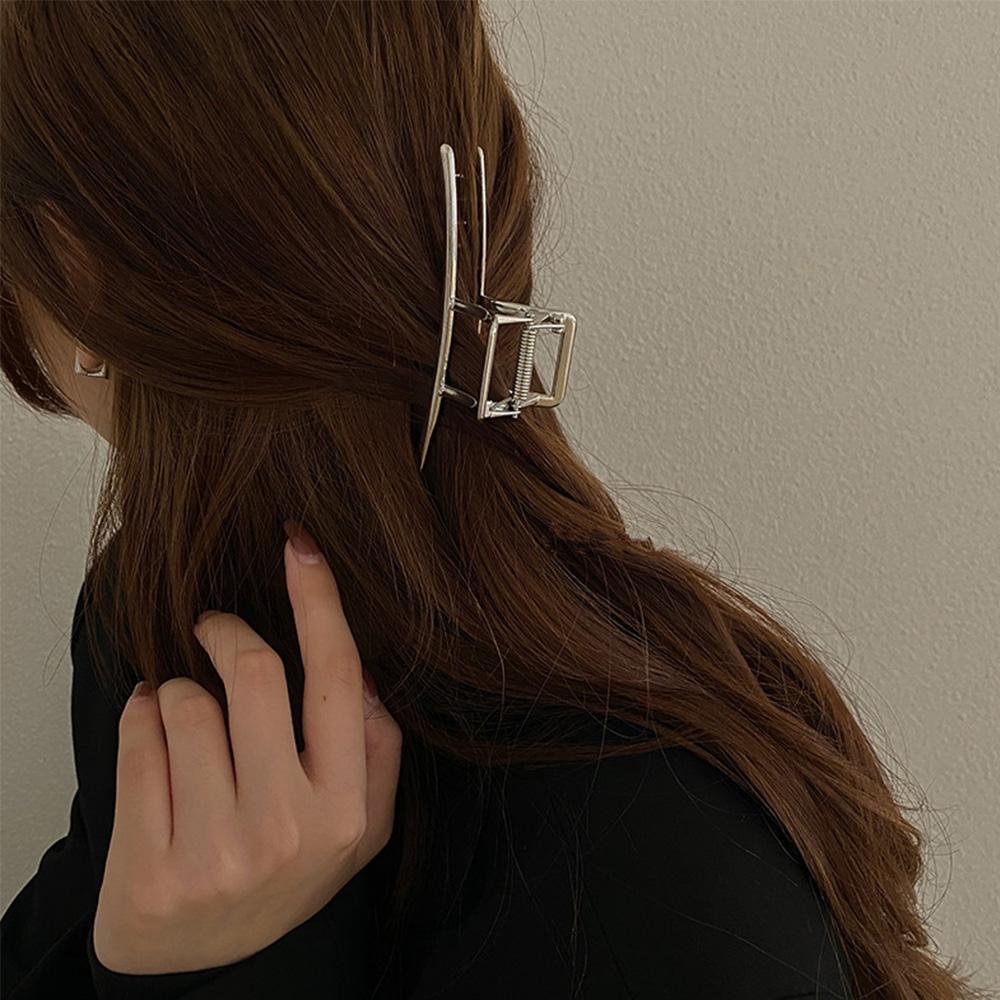 VANES1 Kẹp Tóc Càng Cua Cỡ Lớn Phong Cách Vintage Hàn Quốc