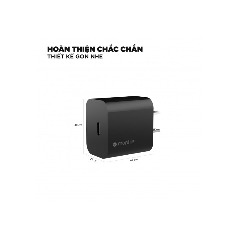 Sạc Mophie USB-C PD 20W
