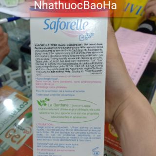 Sữa tắm Saforelle 250ml bebe cho bé