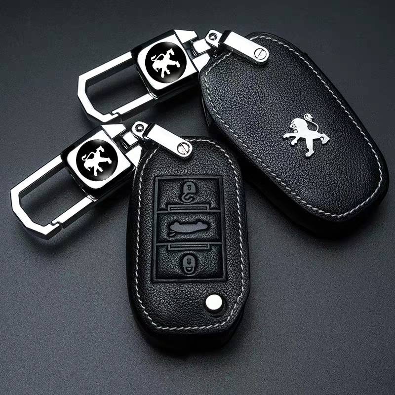 Vỏ Bảo Vệ Chìa Khóa Xe Hơi Peugeot 308 / 3008 / 301 / 2008 / Key Case 508 / 4008 / 5008 Logo 408