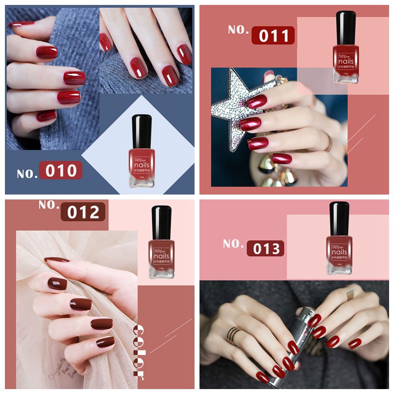 Sơn móng 35 màu sắc tùy chọn thời trang xinh xắn