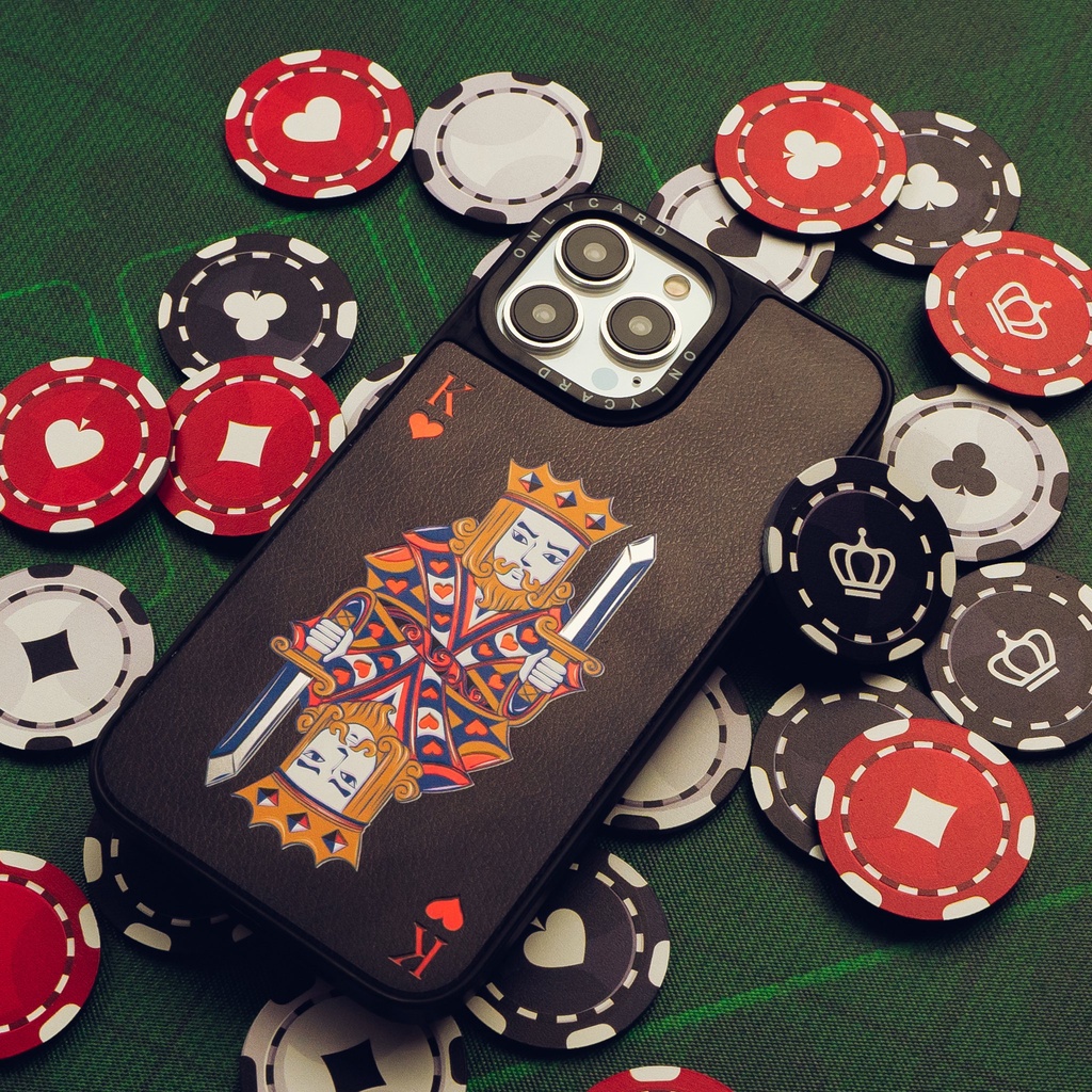 Ốp lưng thông minh ONLYCASE_POKER_17/Cho các dòng IPhone 7/7plus/8/8plus/x/xr/xs/11/12/13/pro/promax