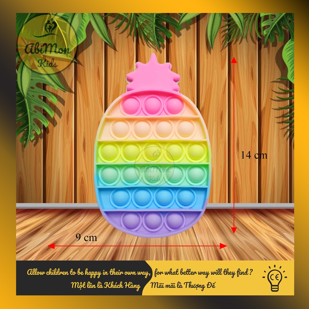 Đồ Chơi Pop It - Bóp Bong Bóng (Giải Trí, Giảm Stress) ☘️ Montessori cao cấp ✨ Đồ chơi Giáo Dục - An toàn - Thông minh