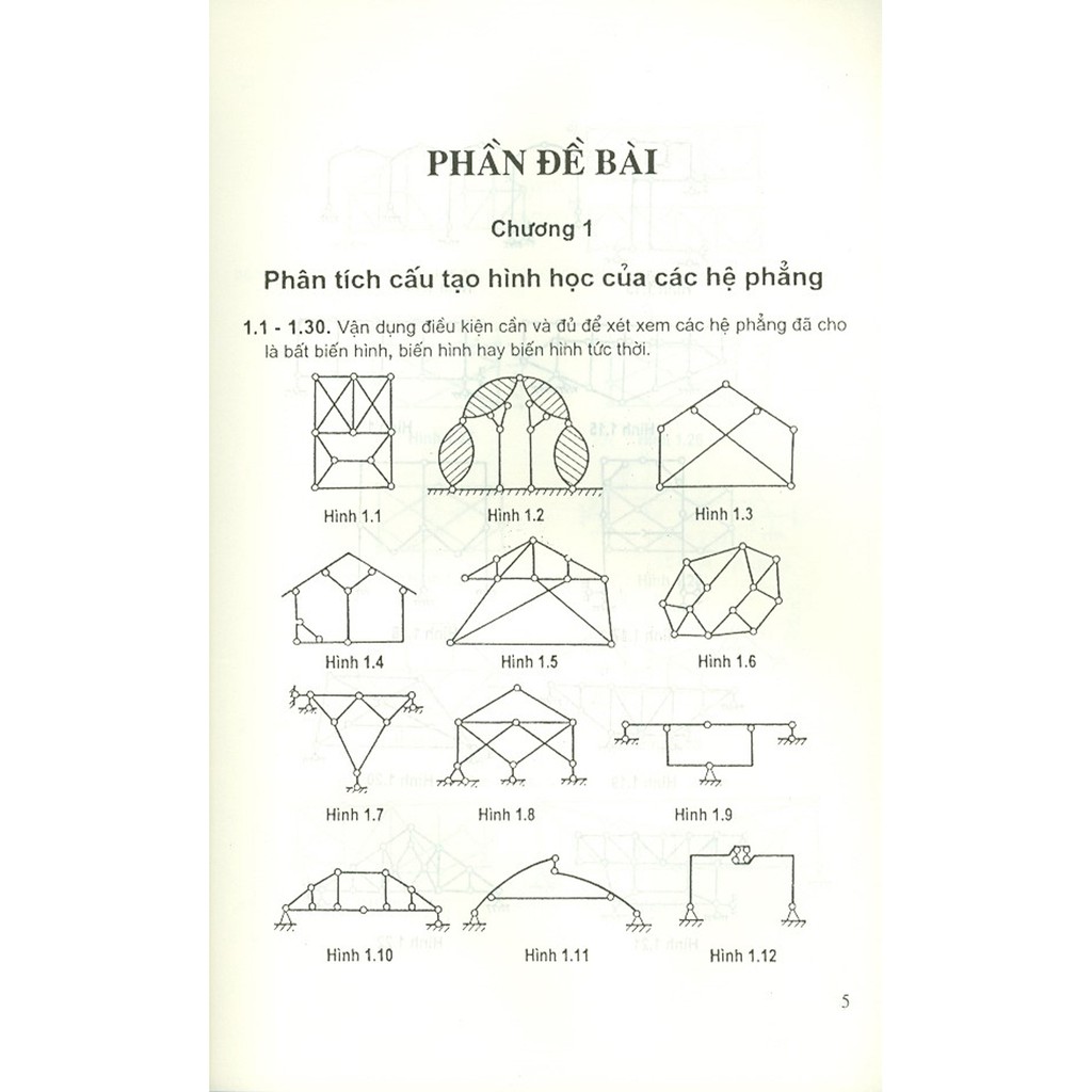 Sách - Bài Tập Cơ Học Kết Cấu - Tập 1 - Hệ Tĩnh Định