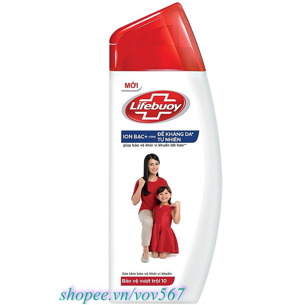 Sữa Tắm Lifebuoy 250g Bảo Vệ Khỏi Vi Khuẩn Vượt Trội Gấp 10 Lần, vov567 Hàng Chính Hãng Giá Sỉ.