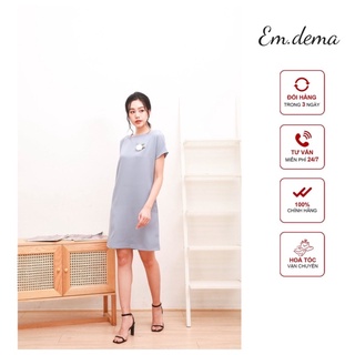 Váy đầm thiết kế, Đầm công sở giáng suông họa tiết hoa ❤FREESHIP❤ vải mềm mịn, dày dặn, tôn dáng
