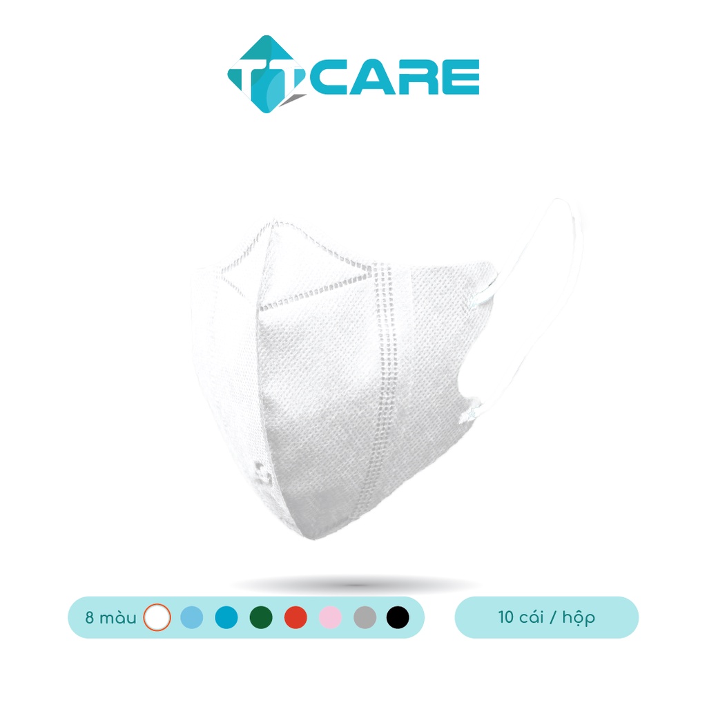 Hộp Khẩu Trang 5D Cao Cấp TTMASK 3 Lớp / 8 Màu / Chính hãng TTCare