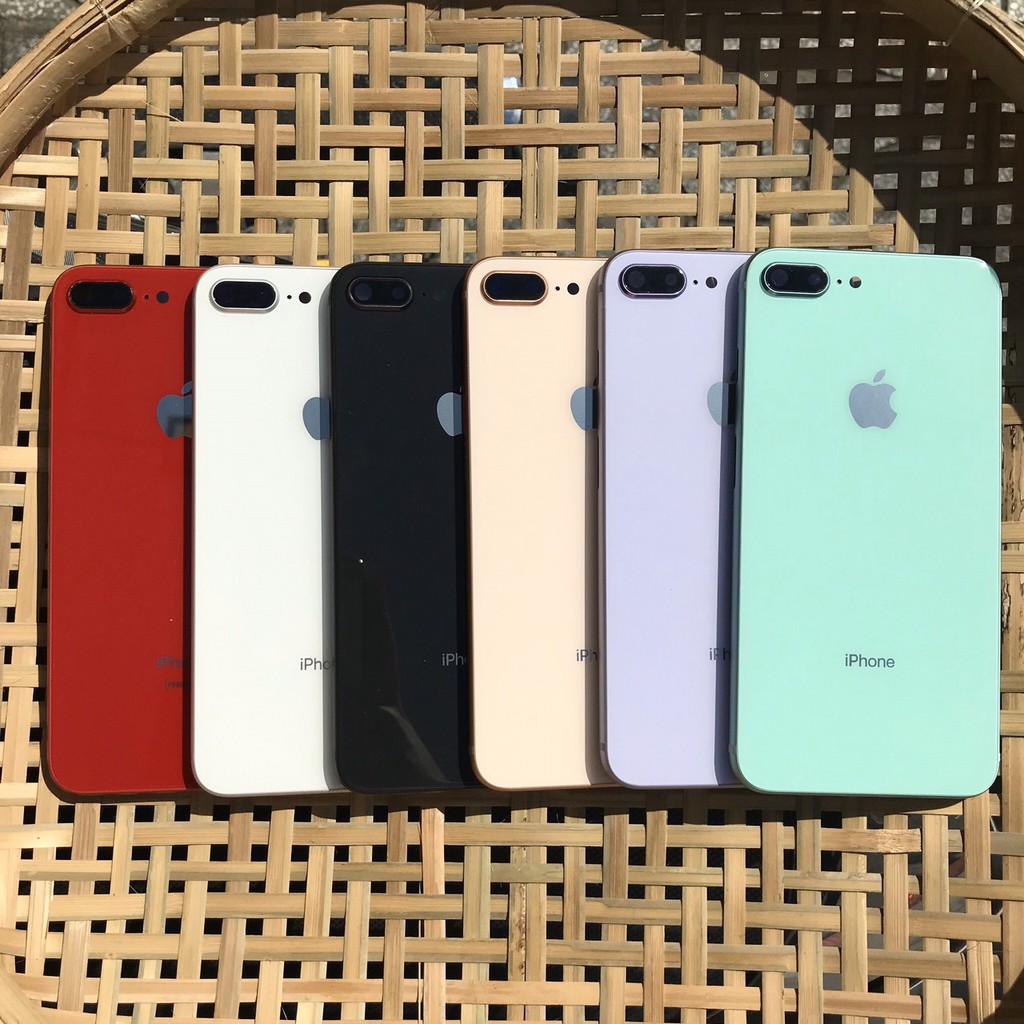 Vỏ độ iPhone 7 Plus lên iPhone 8 Plus đủ màu, kèm bộ phím và khay sim