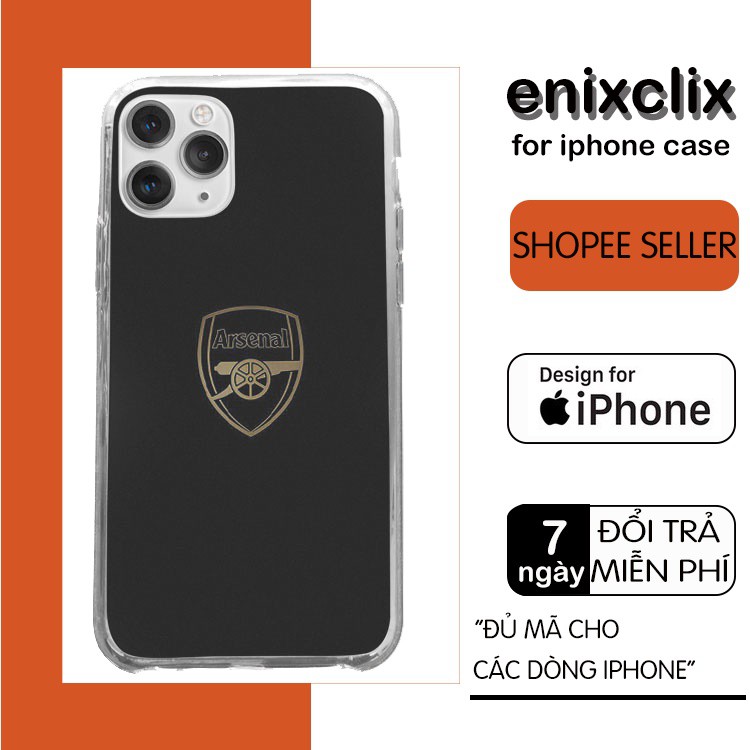 Ốp điện thoại logo arsenal 3 cho iphone 5 - iphone 13 ASN20210010