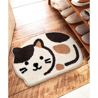 Thảm lông len hình con mèo xinh yêu tm529 - 45x65cm