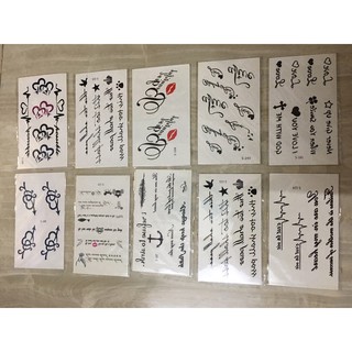 Hình xăm chữ nhỏ cá tính