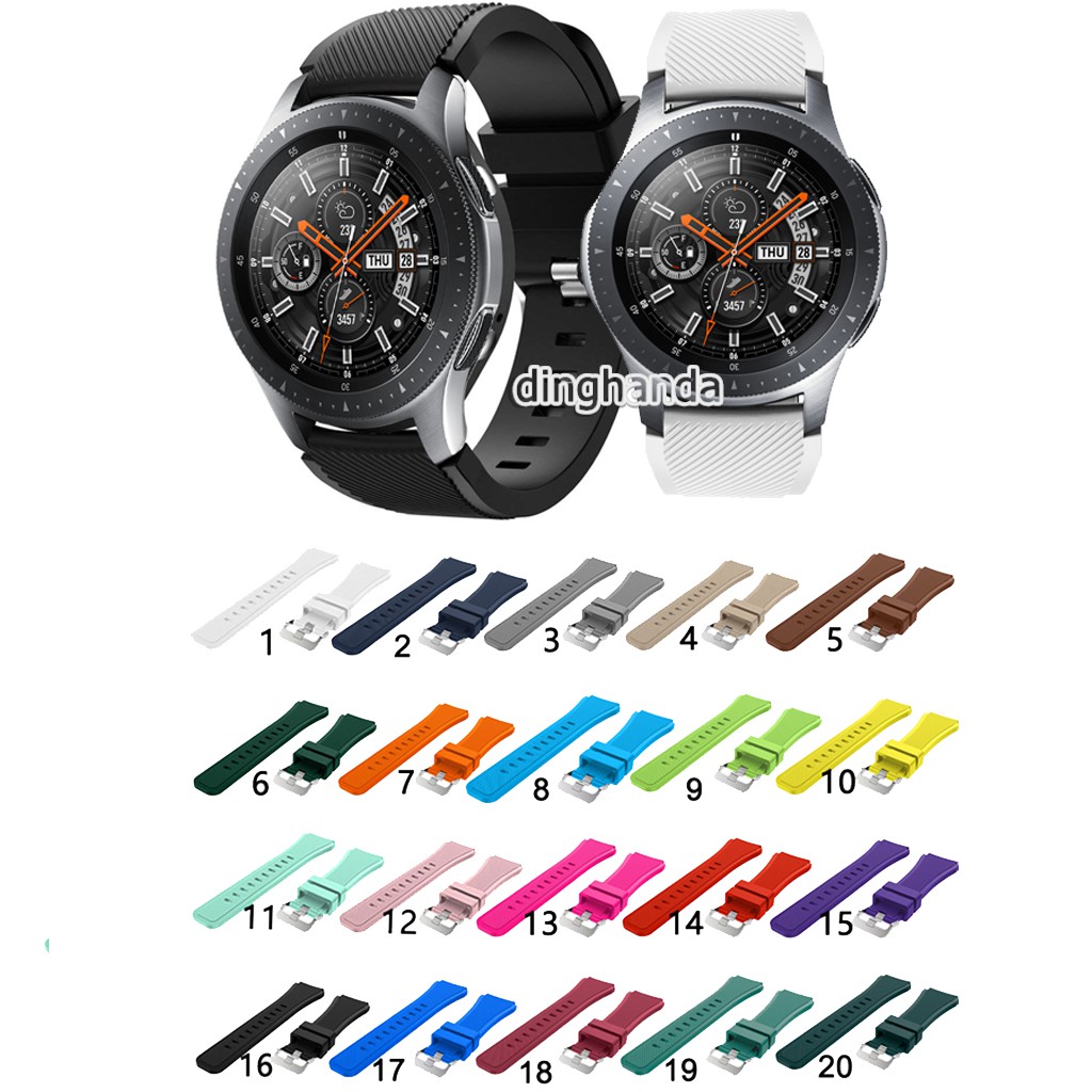 Dây Đeo Silicon 46Mm Cho Đồng Hồ Thông Minh Samsung Galaxy Watch