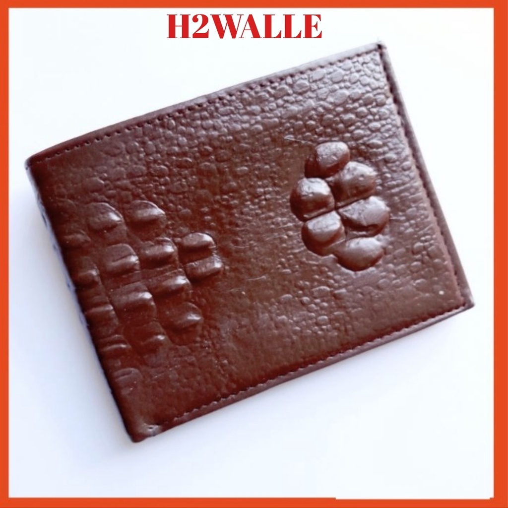 Ví nam da bò thật dập vân cá sấu kiểu dáng trẻ trung sang trọng đẳng cấp bóp da siêu bền