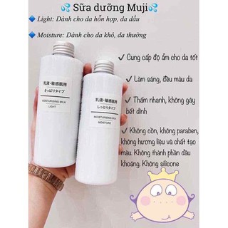 SỮA DƯỠNG MUJI Nhật Bản