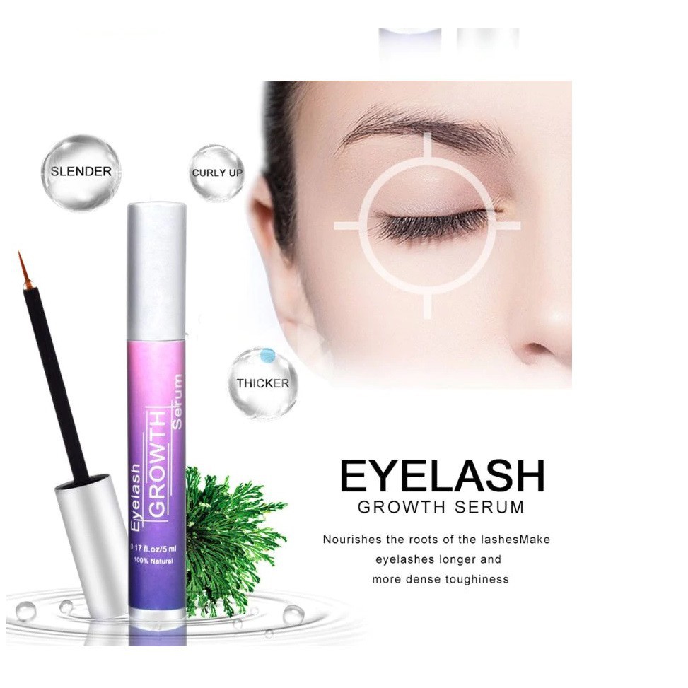 Dưỡng Mi EYELASH SERUM GROWTH Mỹ (PURPLE) tăng trưởng lông mi