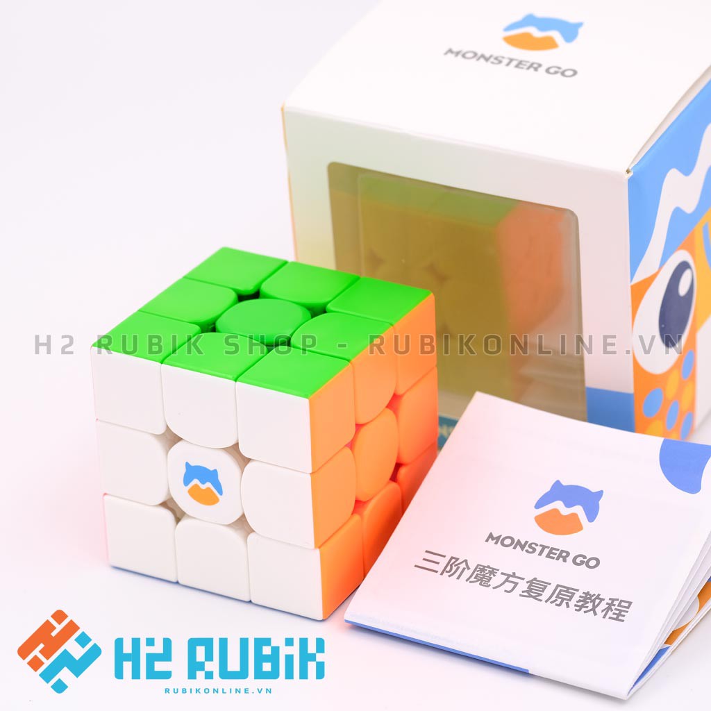 Rubik 3x3 Gan Monster Go giá rẻ - Phiên bản có nam châm sẵn / Không có nam châm