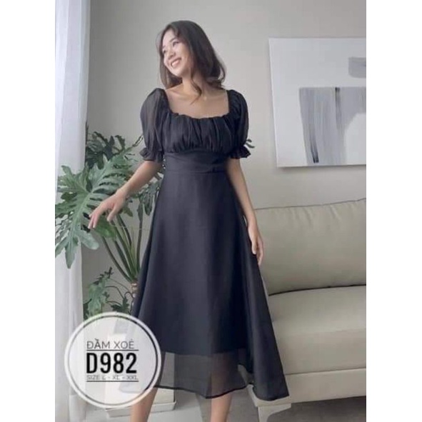 ĐẦM VOAN XOÈ D982