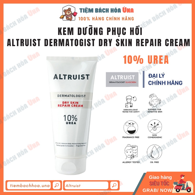 Kem dưỡng ẩm phục hồi da khô Altruist Dermatologist Dry Skin Repair Cream chứa 10% Urea 200 ml