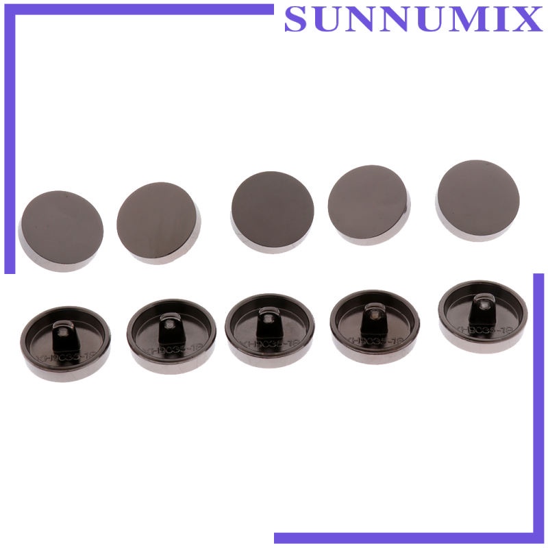 Set 10 Nút Tròn Bằng Kim Loại Mạ Vàng 18mm Trang Trí Áo Khoác Vest