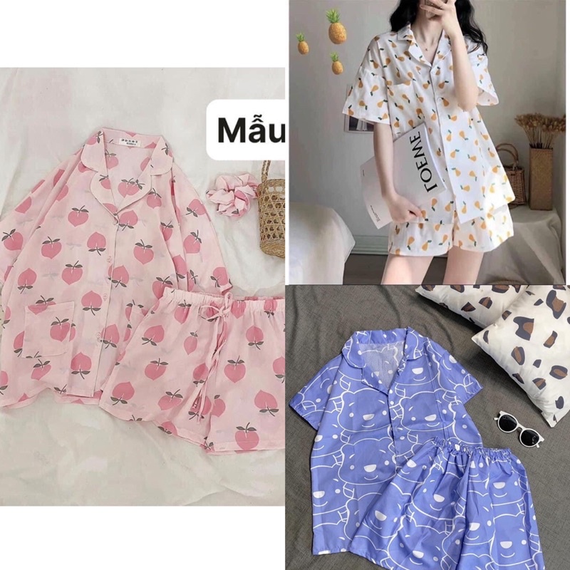 bộ ngủ pijama đùi Top siêu cute đáng yêu | BigBuy360 - bigbuy360.vn