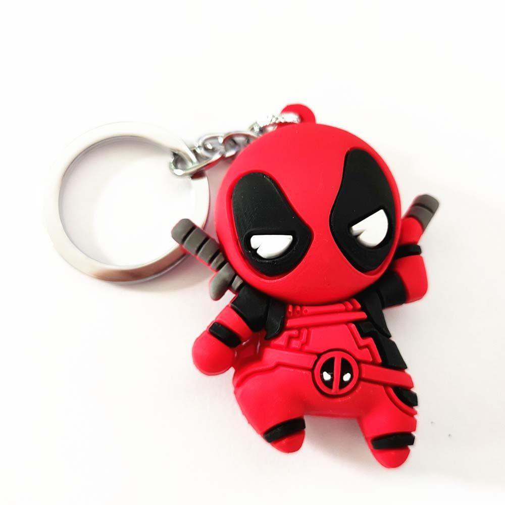Móc Khóa Hình Nhân Vật Deadpool Hoạt Hình Anime Người Nhện