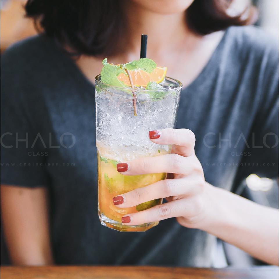 [Made in Thailand] Ly thủy tinh trà chanh Union Glass UG389 &amp; UG390 - 306ml &amp; 420ml (Bộ 06 ly trơn)