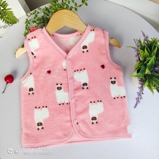Áo gile bông tuyết mềm mịn, ấm áp cho bé 3-10kg mẫu mới
