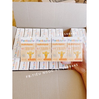 Vitamin tổng hợp Pentavite 0-3y Úc cho bé.Đủ bill