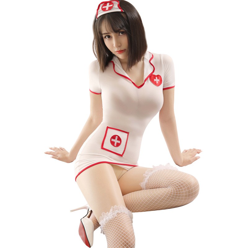 Váy ngủ cosplay y tá ôm body nóng bỏng TK2245 | BigBuy360 - bigbuy360.vn