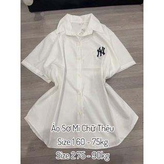 { Bigsize 60 - 90kg } Áo Sơ Mi Chữ