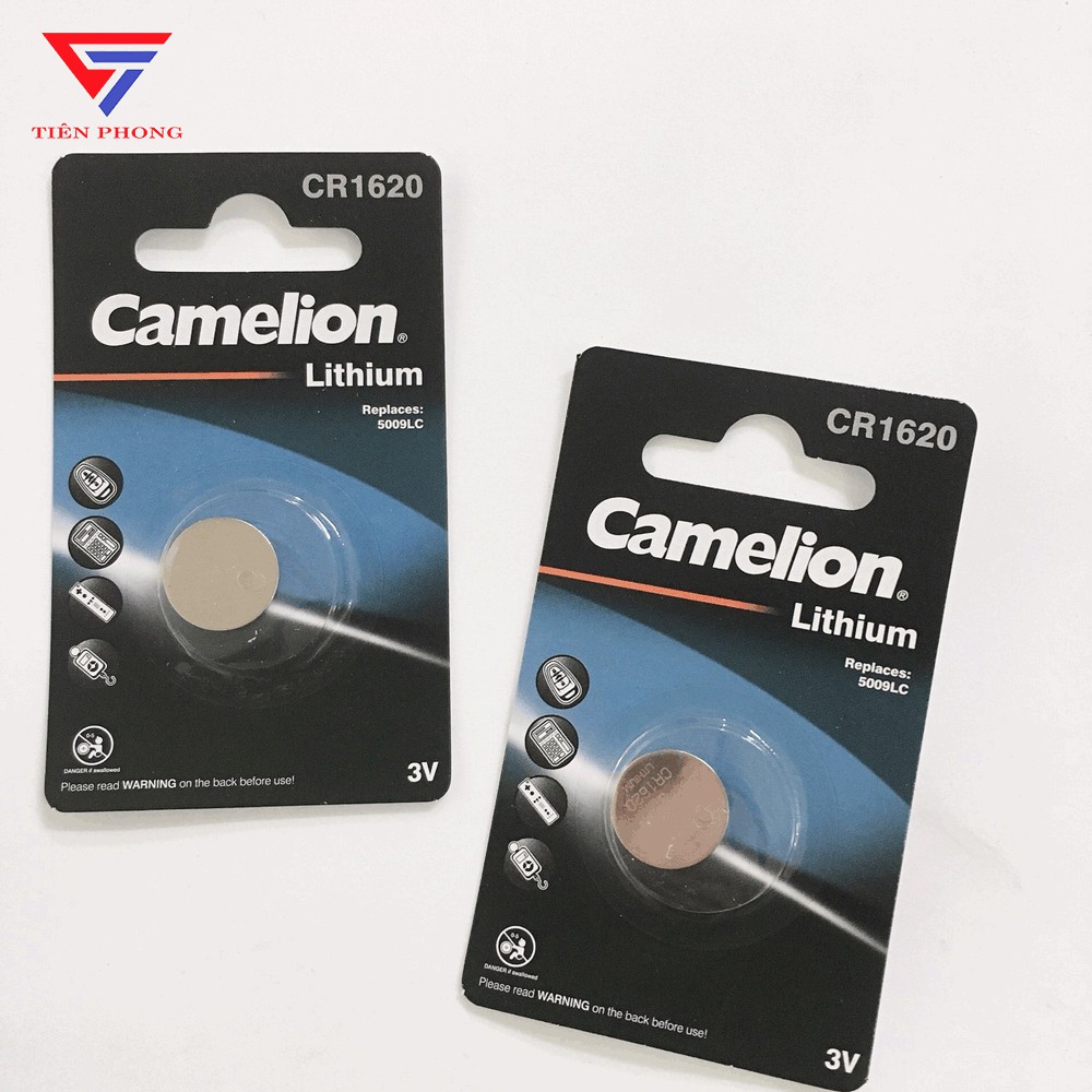 Pin CR1620 Camelion Chính hãng thay chìa khóa Ôtô xe máy - Vỉ 1 viên