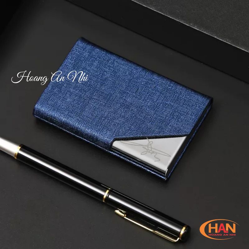Ví đựng thẻ ATM, Namecard, card visit chất liệu PU kết hợp Inox M680