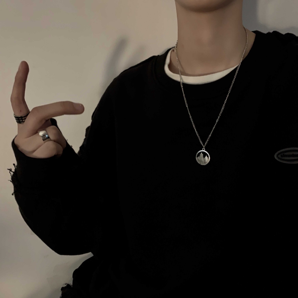 Dây chuyền hình cây phong cách Hàn Quốc xinh xắn dành cho nữ